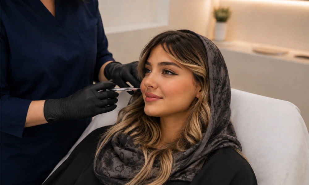 روشن تر کردن پوست این کلاینت با تزریق مزوژل
