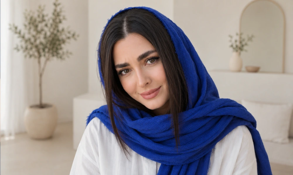 افتادگی ابرو خفیف بعد از تزریق بوتاکس برای این دختر خانم