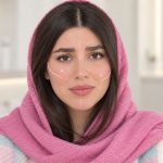 اینفوگراف گونه‌های نامتقارن این خانم