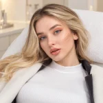 کات گونه با فیلر برای دختر خانم جوان