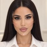 اینفوگراف زاویه سازی صورت لاغر با ژل