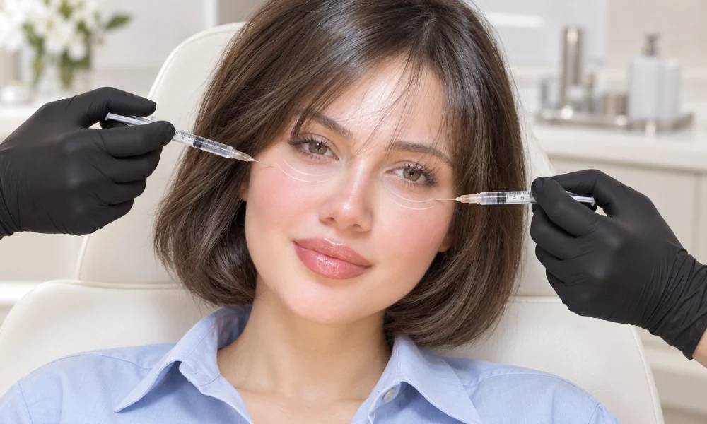 تفاوت مزوژل و مزوتراپی زیر چشم