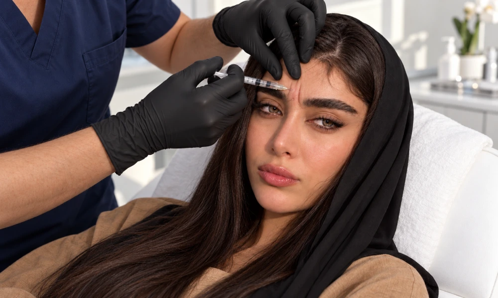تزریق بوتاکس برای خانم ۳۰ ساله به بالا