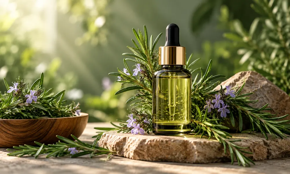عصاره رزماری برای لک و جای جوش
