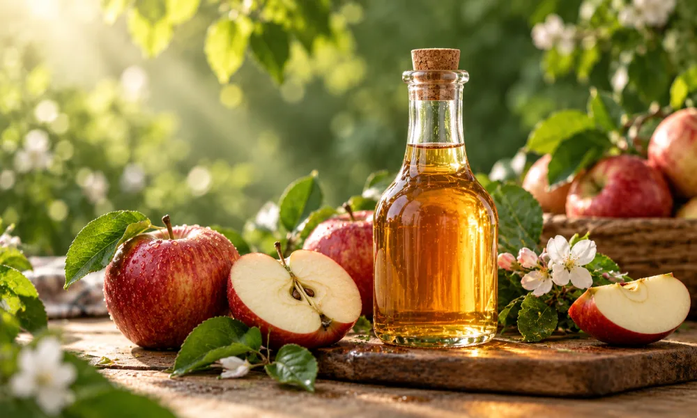 سرکه سیب برای جای جوش 