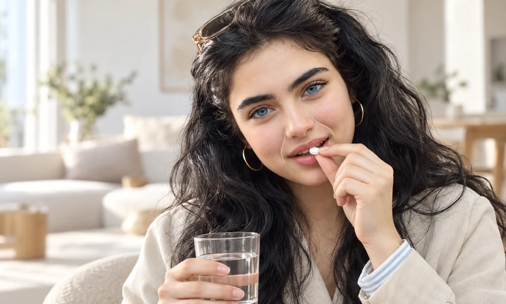 قرص خوردن بعد از فیلر خط خنده